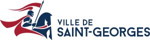 Logo Ville de Saint-Georges bleu marine et rouge