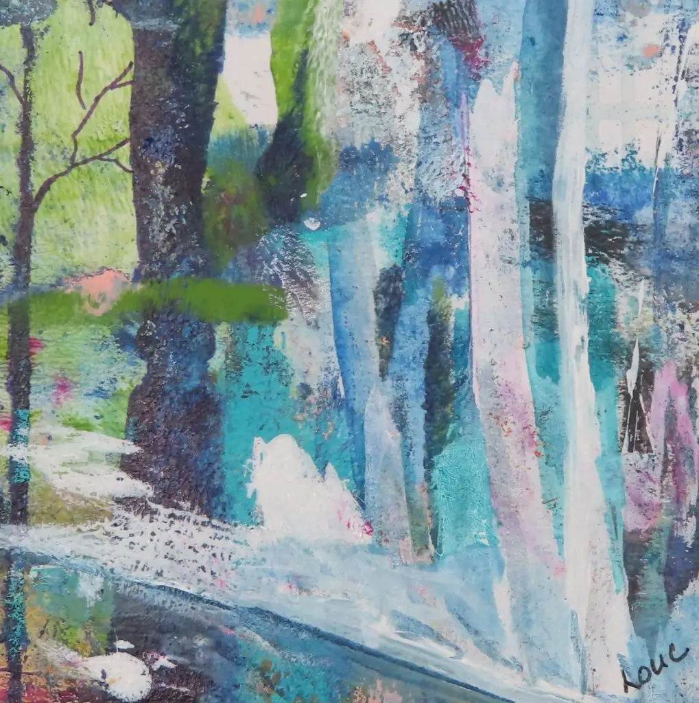 Oeuvre « à l'orée » de Louise Champagne